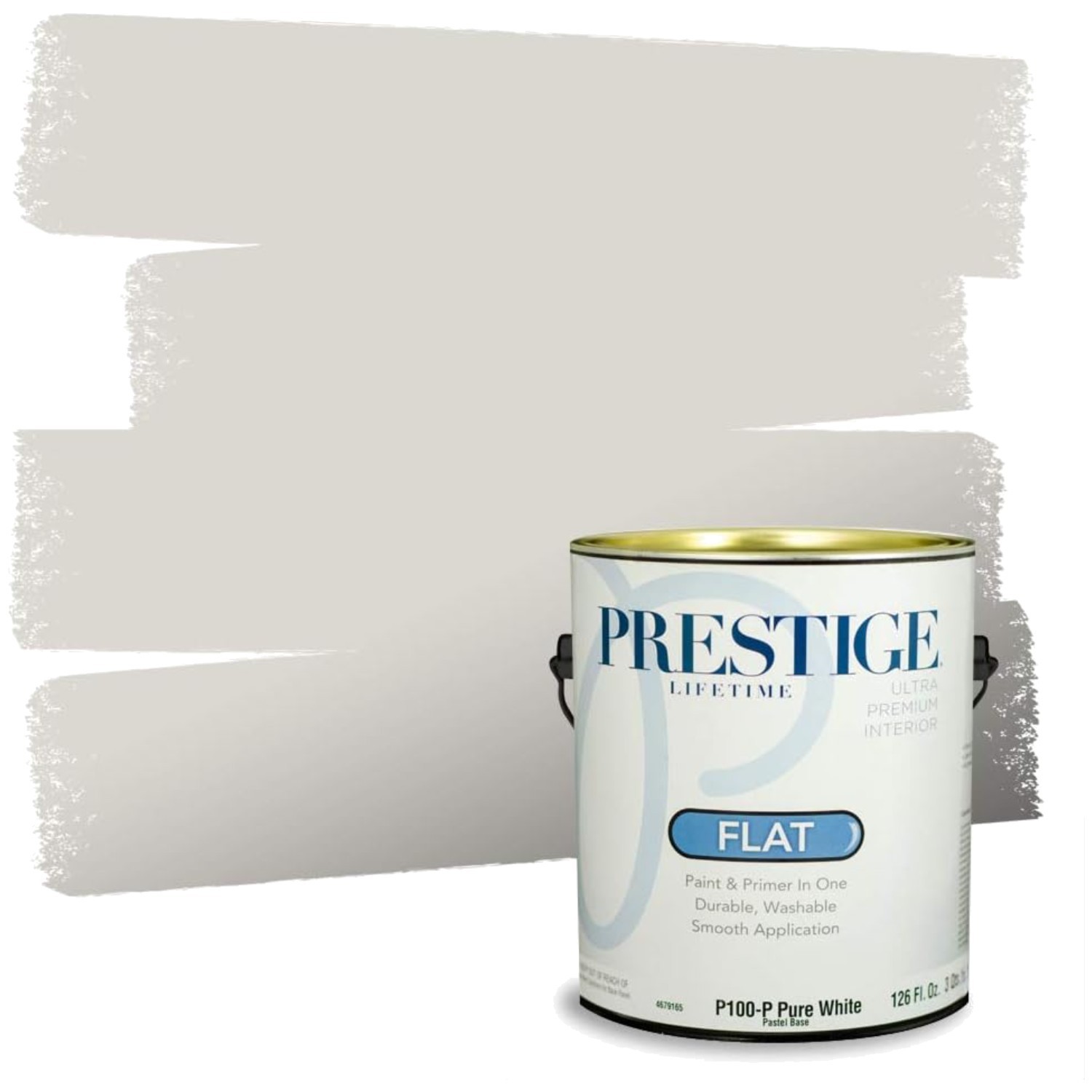 Flat Finish Silver Mist Interior Paint & Primer – 1 Gallon