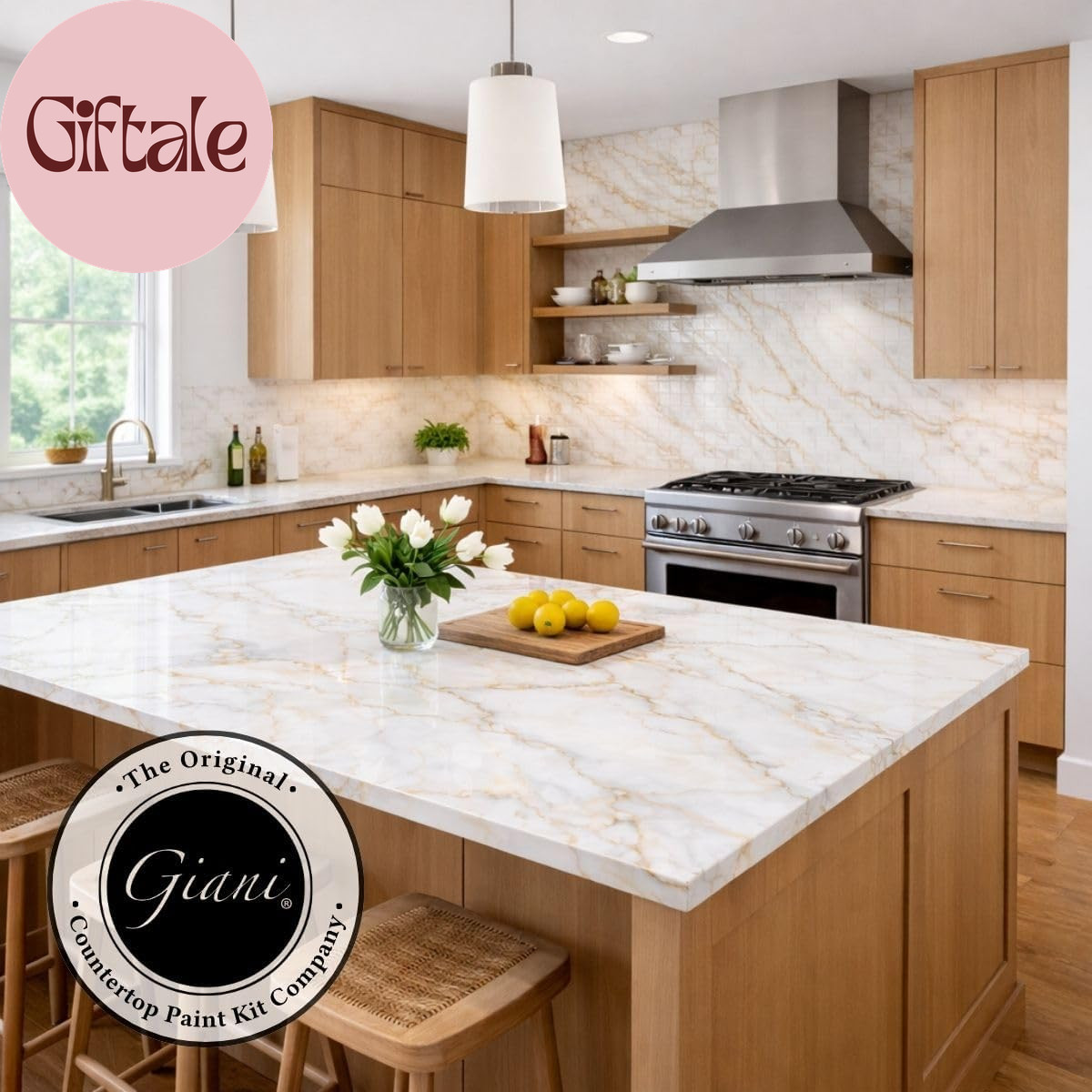 Quartz Easy Epoxy Countertop Paint Kit (Venetian Gold)