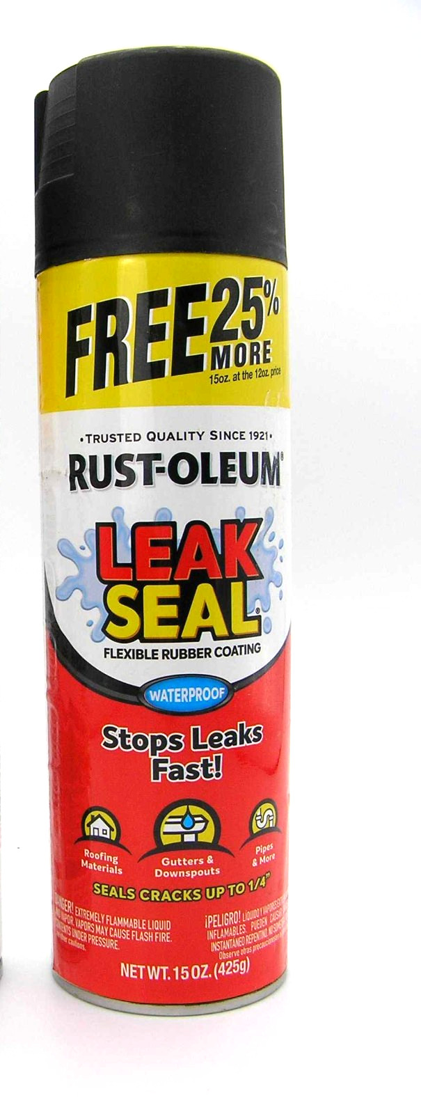 Rust-Oleum LeakSeal Flexible Rubber Coating Spray 15 oz BONUS SIZE 25% More