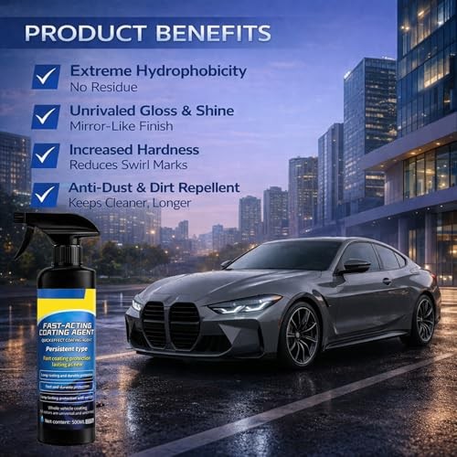 Quick Effect Coating Agent for Cars,Car Ceramic Coating Spray,2026 Upgrade