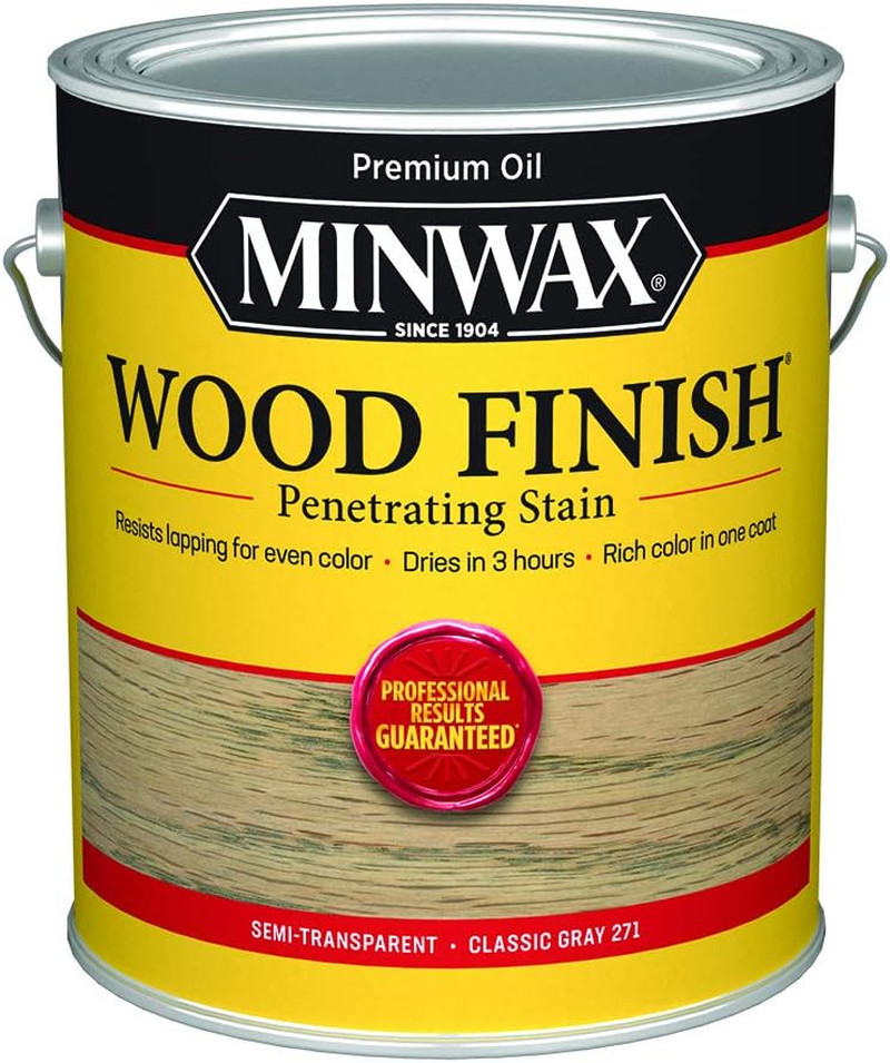 710980000 Wood Finish 250 VOC Compliant Classic Gray Stain Gallon
