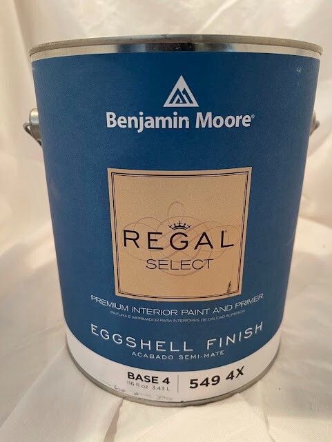 GALLON OF BENJAMIN MOORE REGAL SELECT EGGSHELL FINISH COLOR MIDNIGHT 2131-20