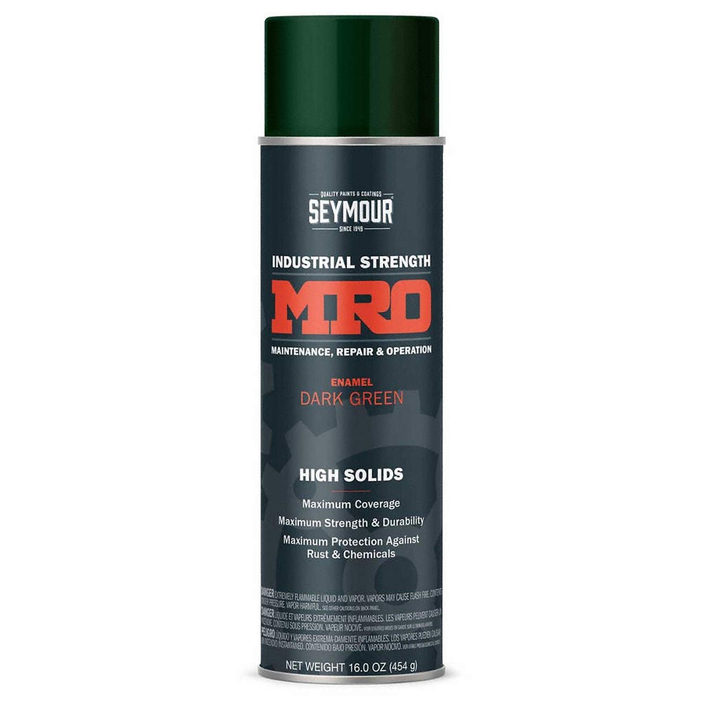 SEYMOUR PAINT Spray Paint,Dark Green,16 oz. 50DJ96