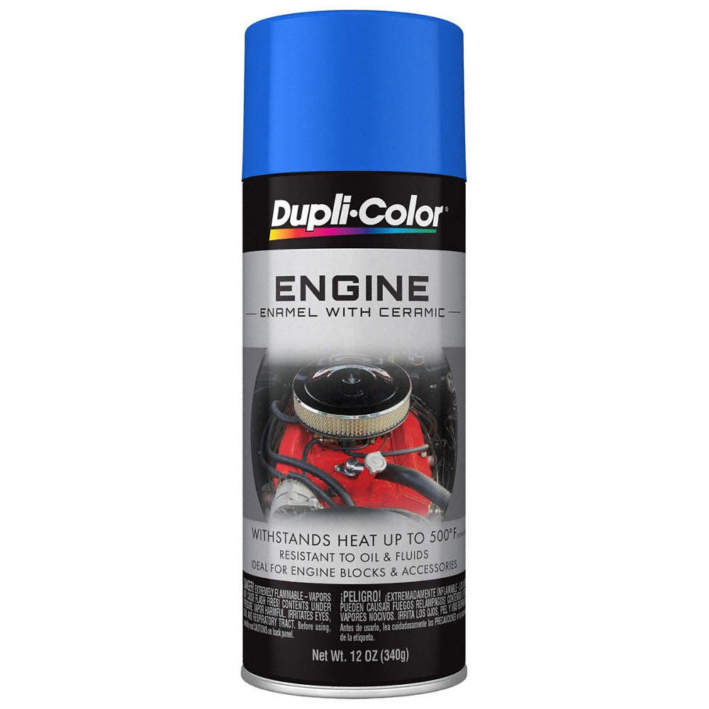 DUPLI-COLOR EDE160107 Engine Enamel,Ford Blue,12 oz. Size 54VL25