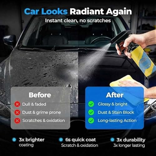 2PCS Nano Quick Coat Restore Coating Spray, 2026 Advanced Nano Quick Effect