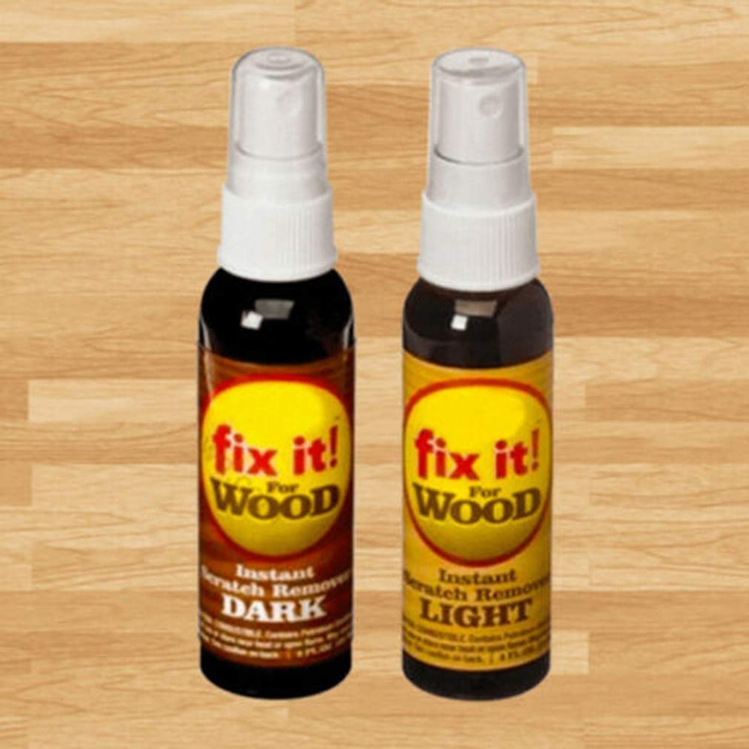 2 pcs Instant Fix Wood Scratch Remover Set Fast Acting Wood Scratch Repair
