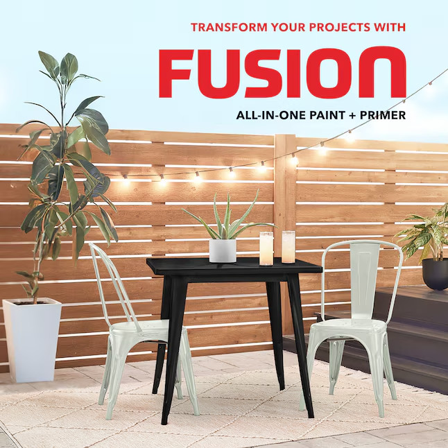 4 Pack Krylon Fusion All In One Spray Paint Matte Black 12oz K02754007 New