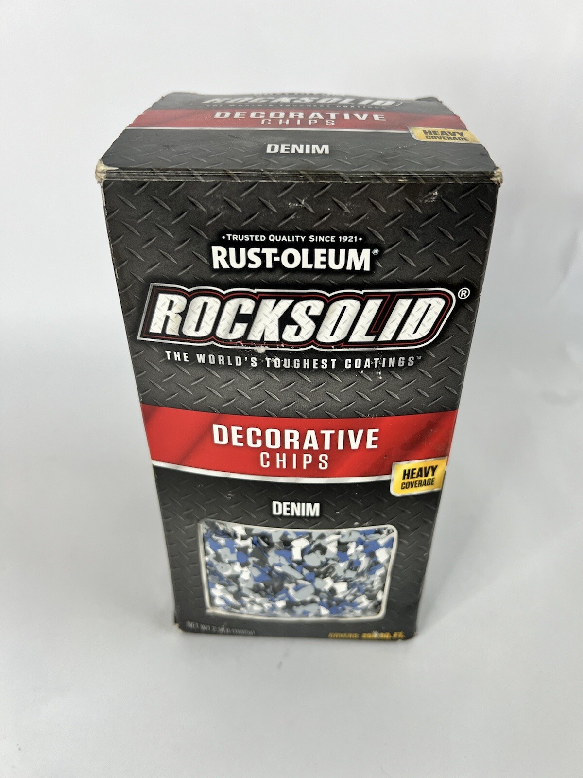 Rock Solid Rustoleum Decorative Chips Denim