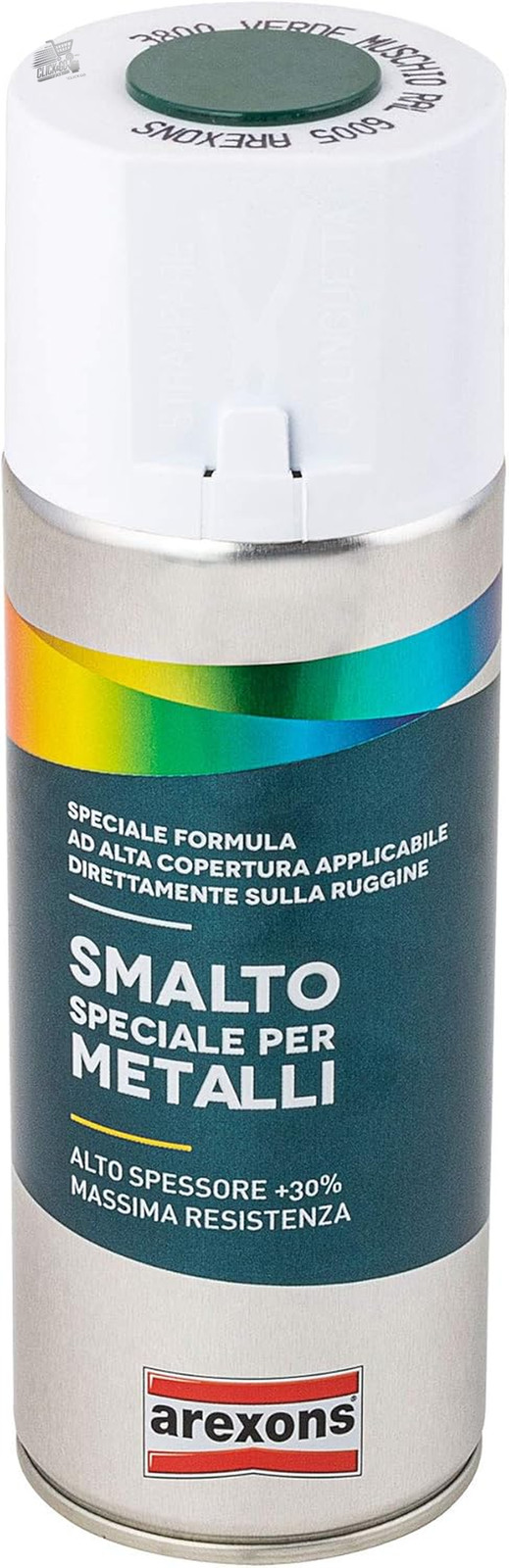 Arexons Metal Spray Paint Moss Green RAL 6005 Anti-Rust Enamel 400ml