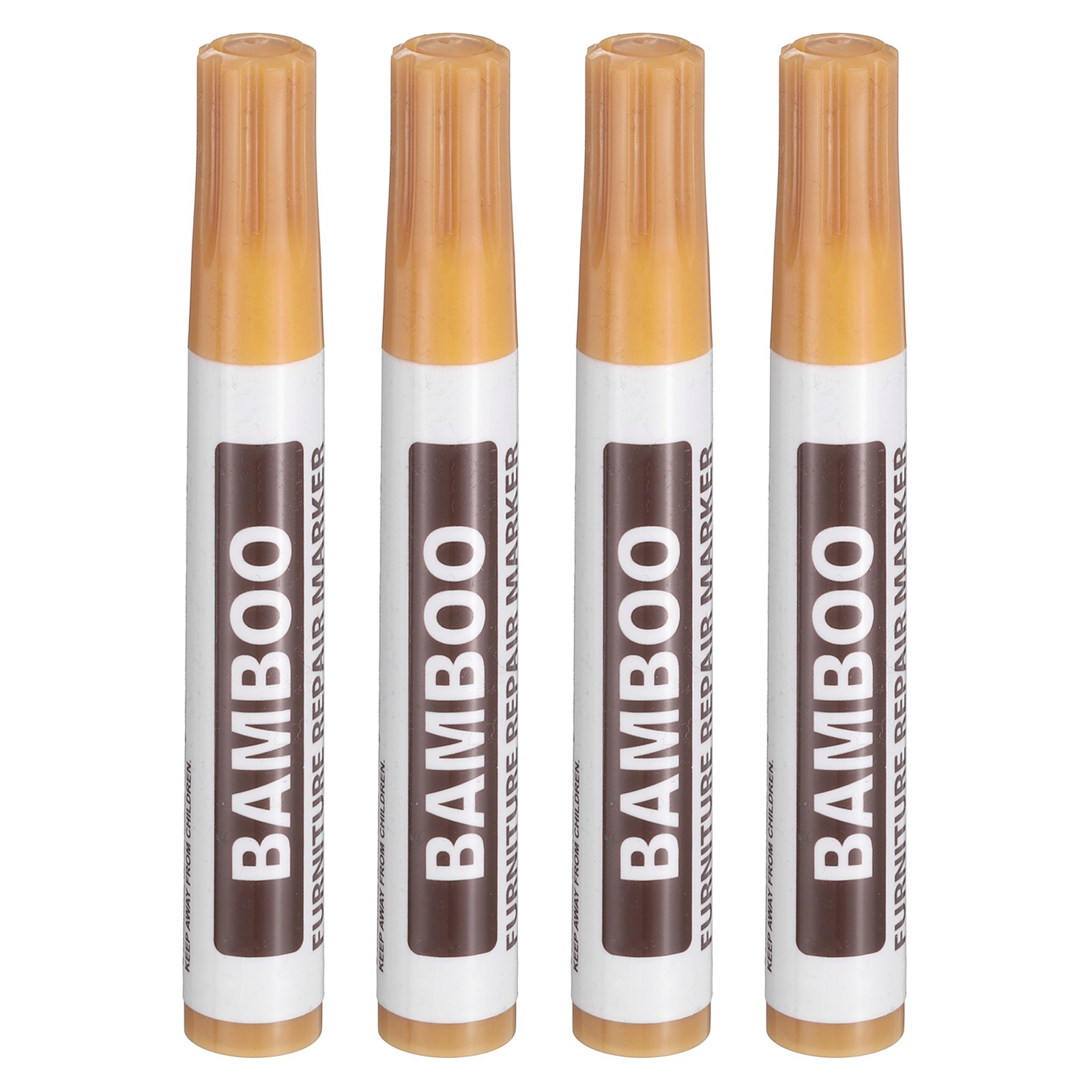 Furniture Repair Wood Marker, 4 Pcs Bamboo Touch Up Filler Sticks