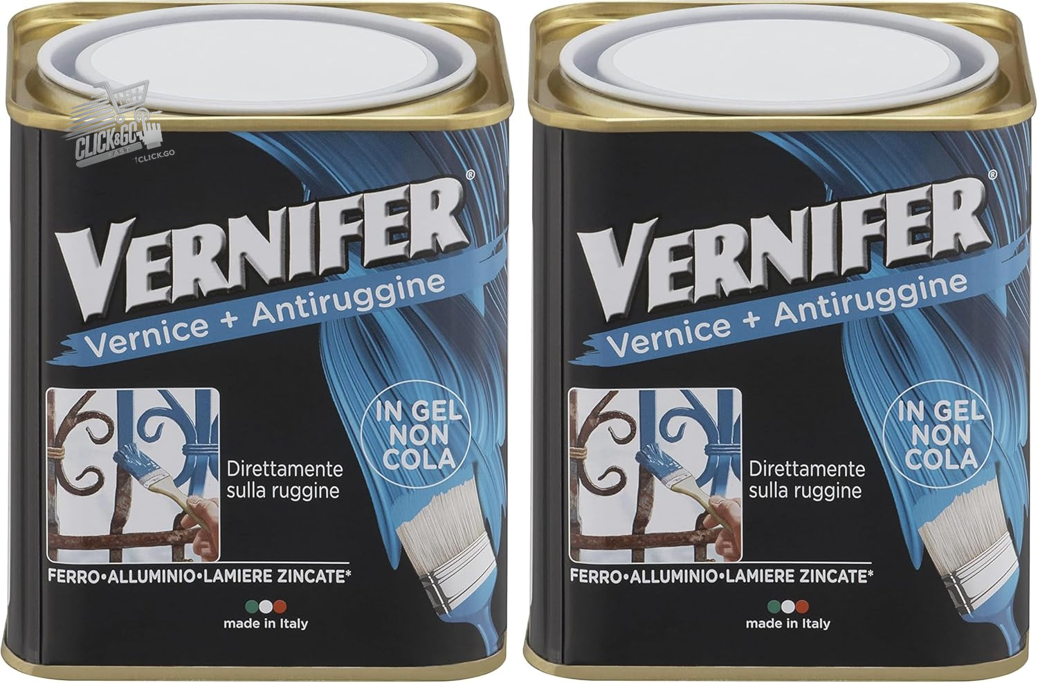 White Satin Gel Anti-Rust Enamel Interior Outdoor Iron Wood Vernifer 75