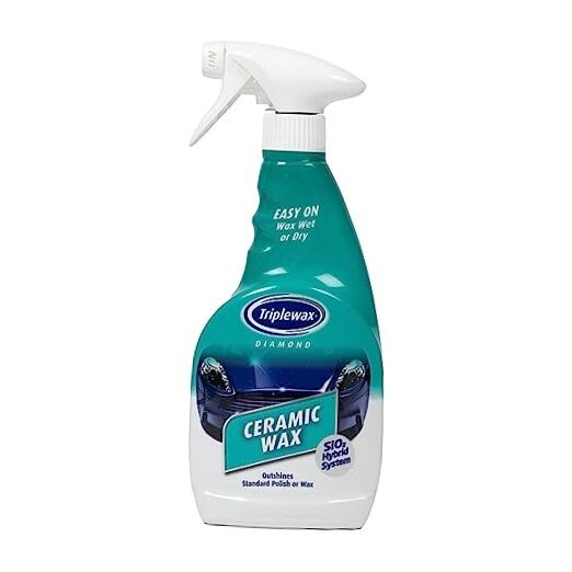 Ceramic Wax 17 fl oz Advanced Hydrophobic Car Wax for Long-Lasting Shine and