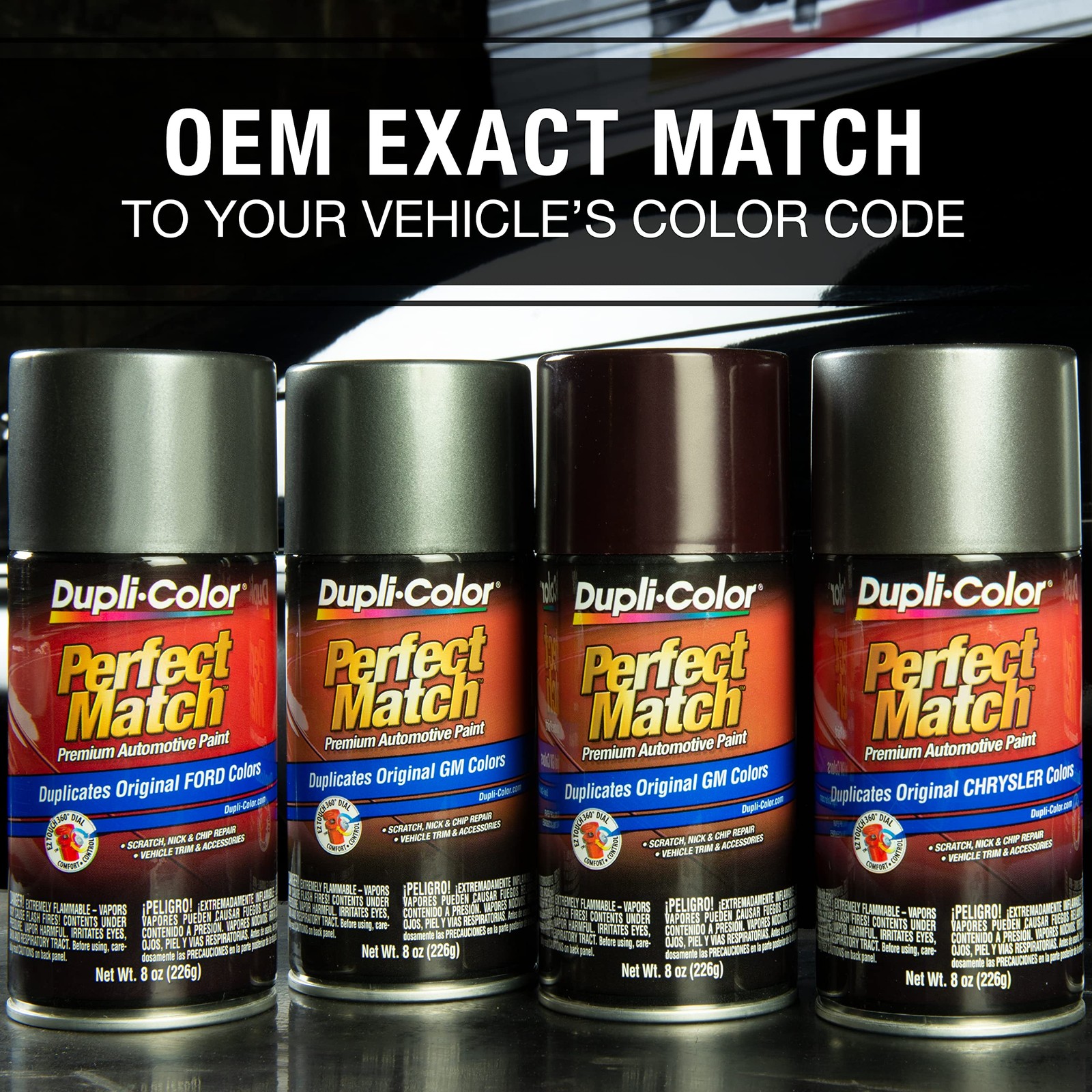 Perfect Match Premium Automotive Paint, Bright Aqua, 8 oz Easy Application