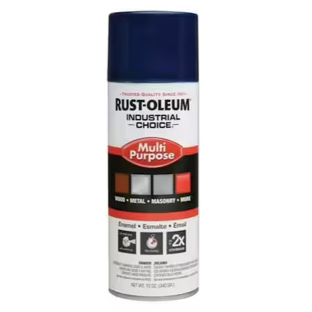 Rust-Oleum 1622830V Spray Paint, Regal Blue, Gloss, Solvent, 12 Oz