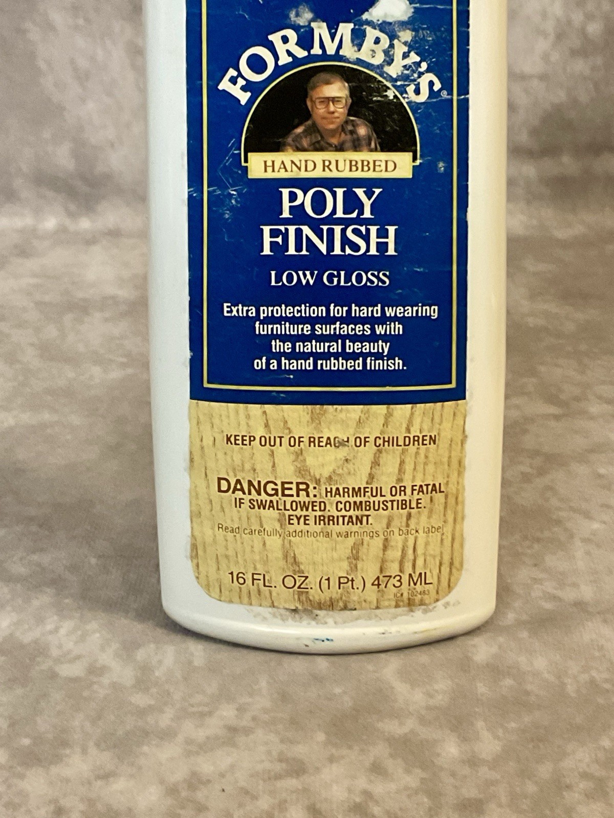FORMBY’S HAND RUBBED POLY FINISH LOW GLOSS 16 FL OZ NEW OLD STOCK