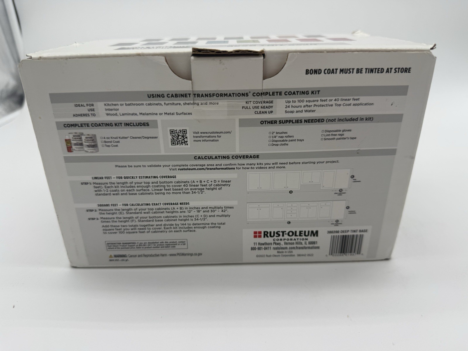 Rust-Oleum Cabinet Transformations Complete Coating Kit Dark Tint Base