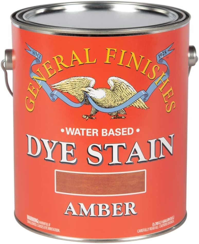 Water Based Dye 1 Gallon Amber