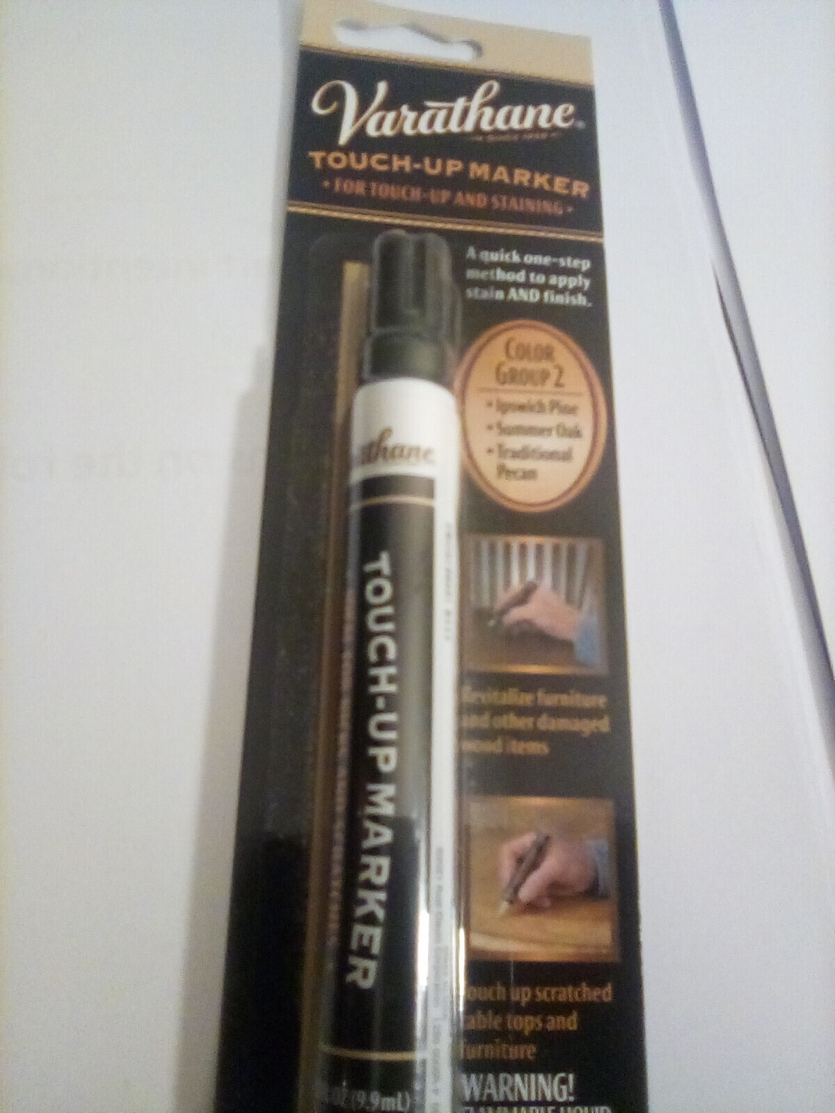 NEW Varathane Touch-Up Marker, 0.3 fl oz, COLOR GROUP 2 FREE SHIPPING