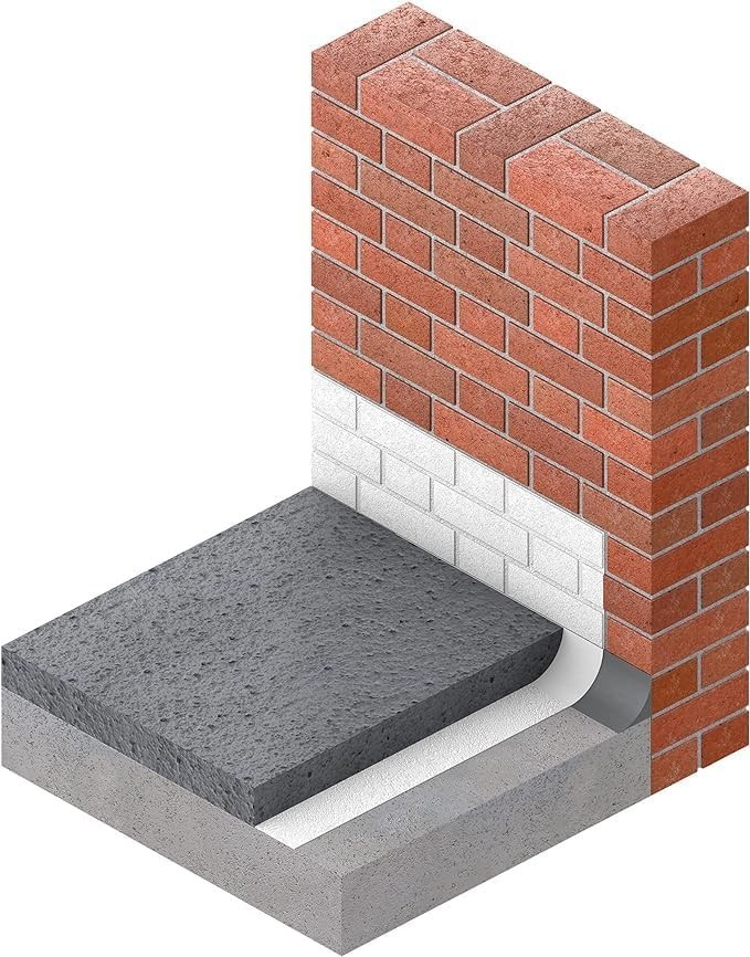New Drybase Liquid Damp Proof Membrane 1 Litre White In/Outdoor Fast Shipping