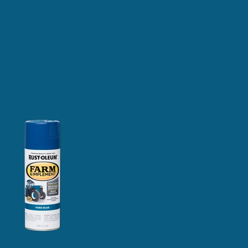 Durable Gloss Spray Paint Farm Implement Equipment Rust Prevention 12oz 6 Pack