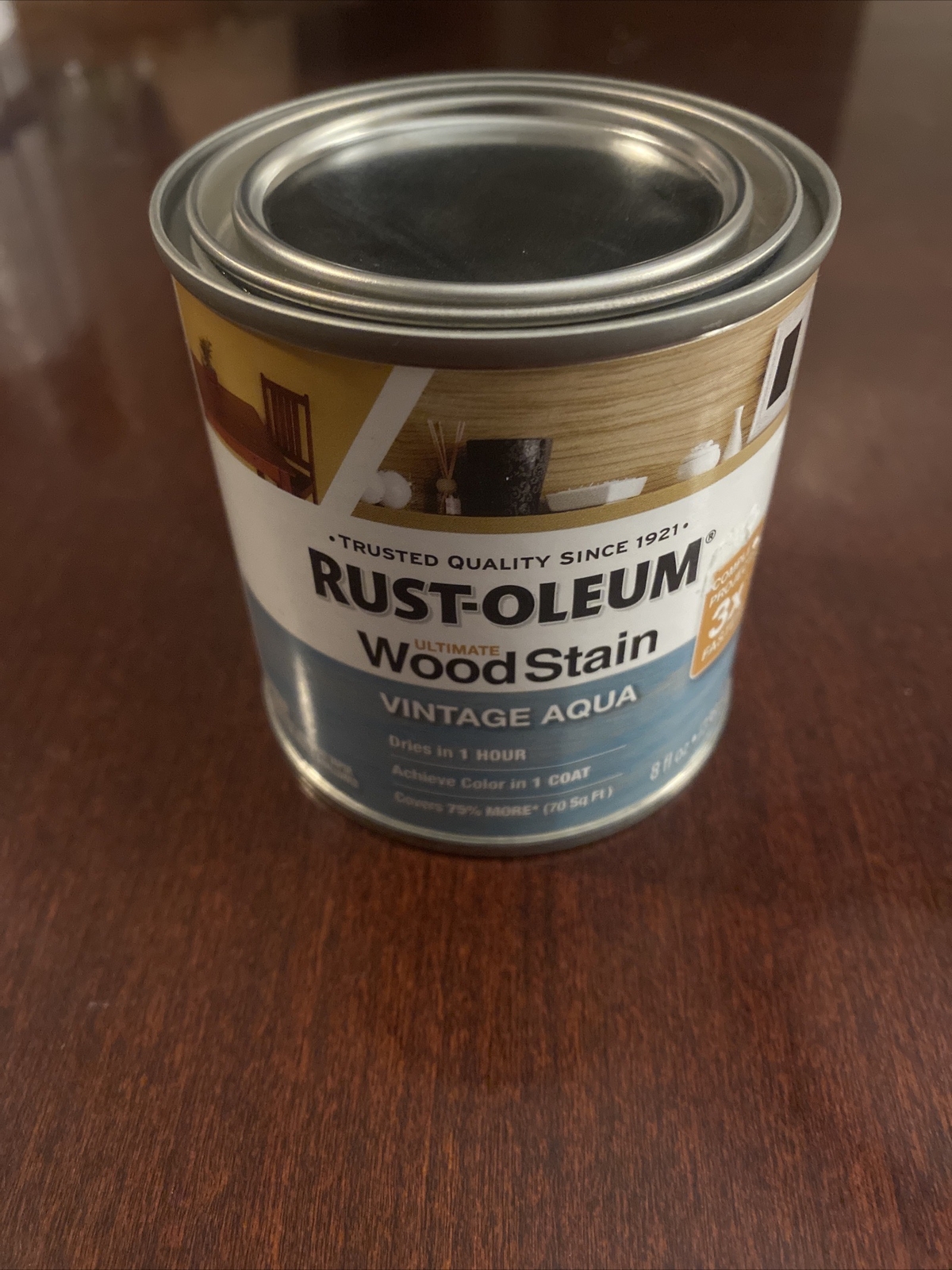 Rust-Oleum Ultimate Wood Stain – Vintage Aqua – 8 fl oz