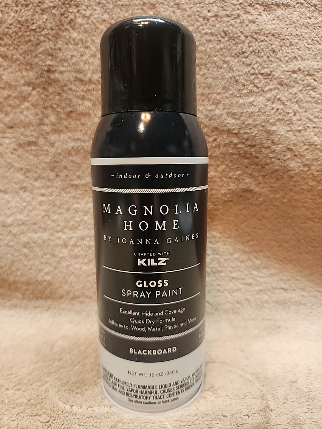 Magnolia Home Joanna Gaines Interior/Exterior Spray Paint Blackboard Gloss