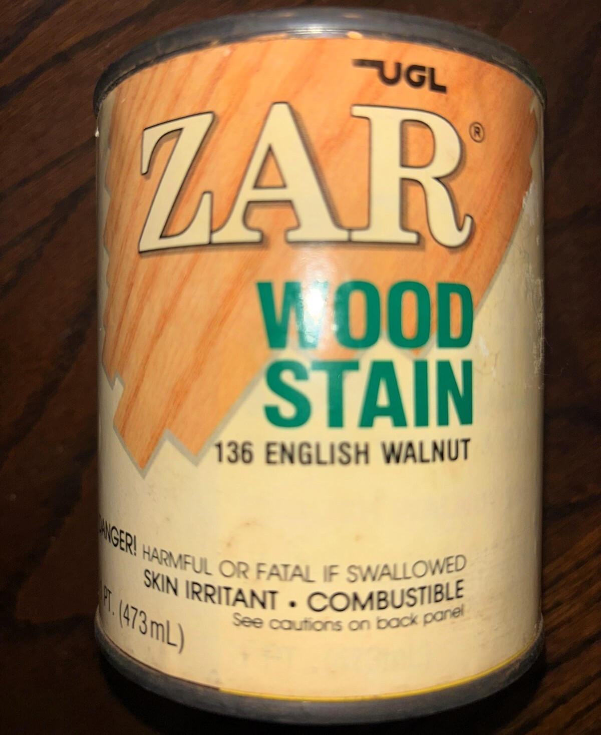 Zar Interior Stain 136 ENGLISH WALNUT Pint