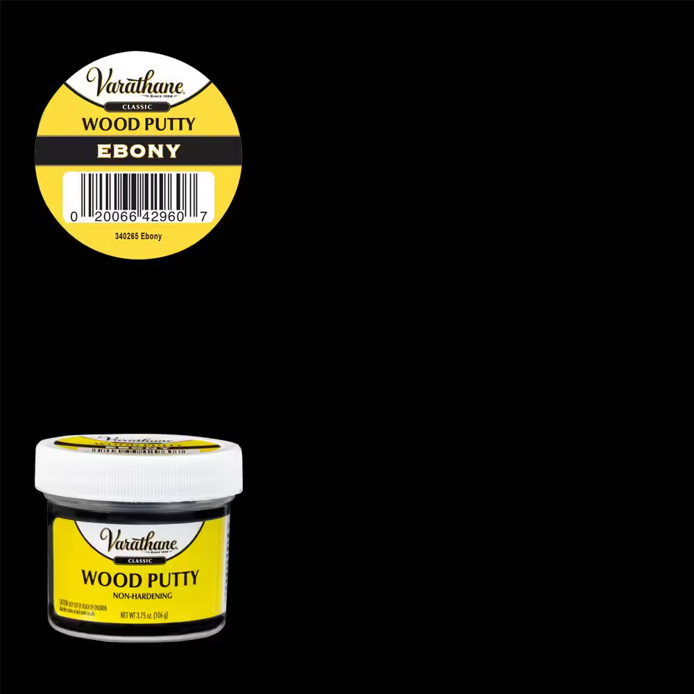 3.75 Oz. Ebony Wood Putty (6-Pack)