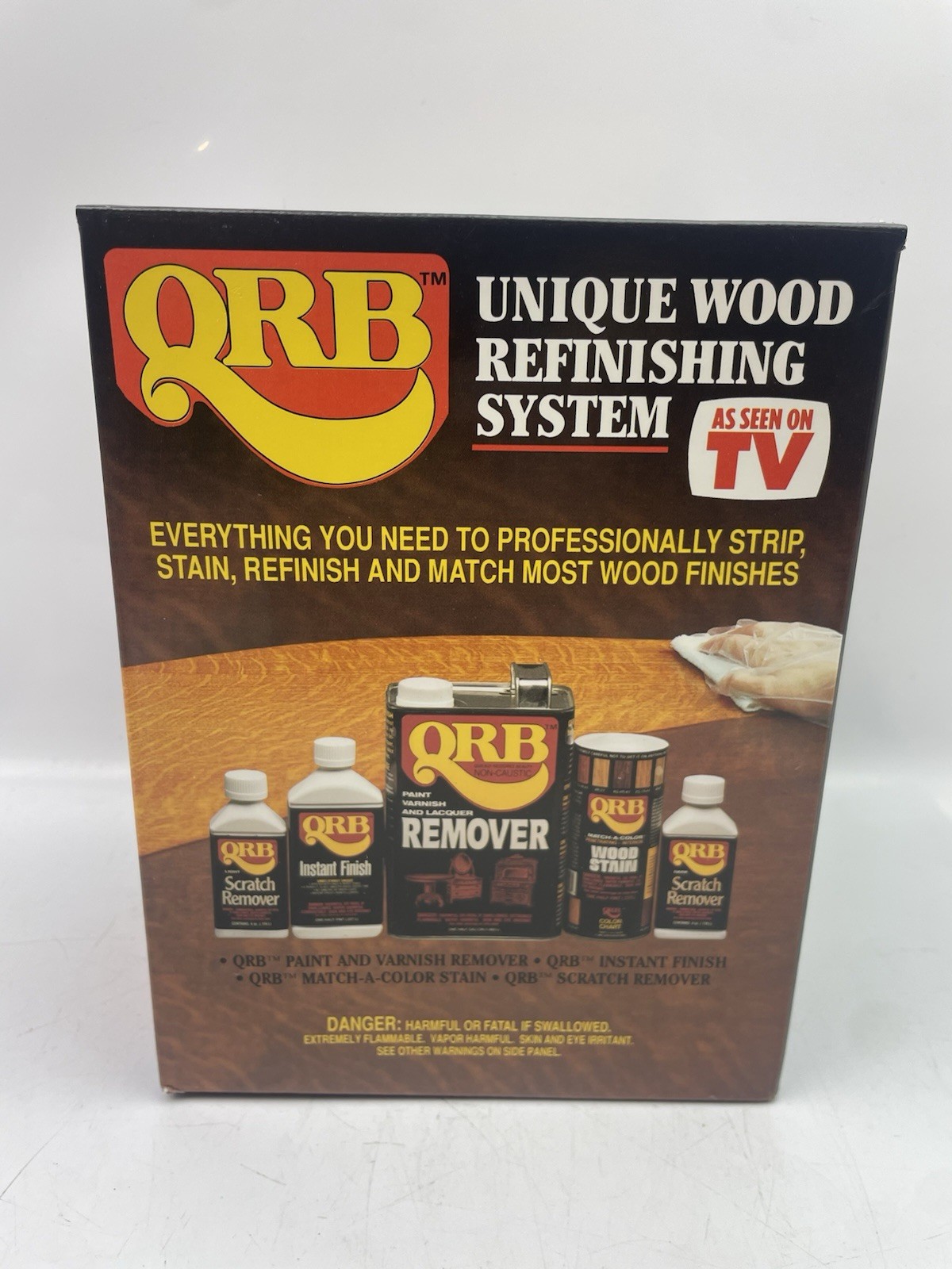 ⭐ QRB Unique Wood Refinishing System – Restorations – ULTRA RARE IYKYK – NEW ⭐