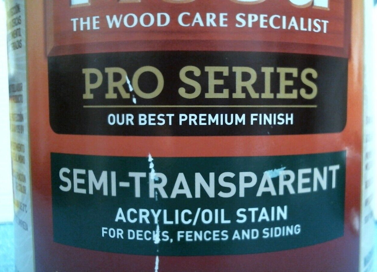 Flood Pro-Series Semi-Transparent Acrylic/Oil Stain, Neutral Base,1 gal.(FLD812)