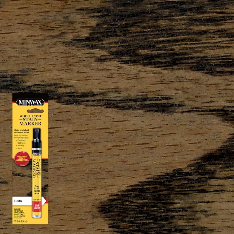 Minwax 634900000 Semi-Transparent Ebony Oil-Based Liquid Stain Marker 1/3 oz.
