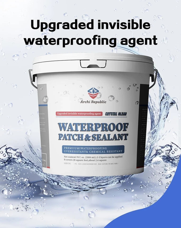 Archi Republic Clear Waterproofer – Highly Effective Waterproofing Coating That