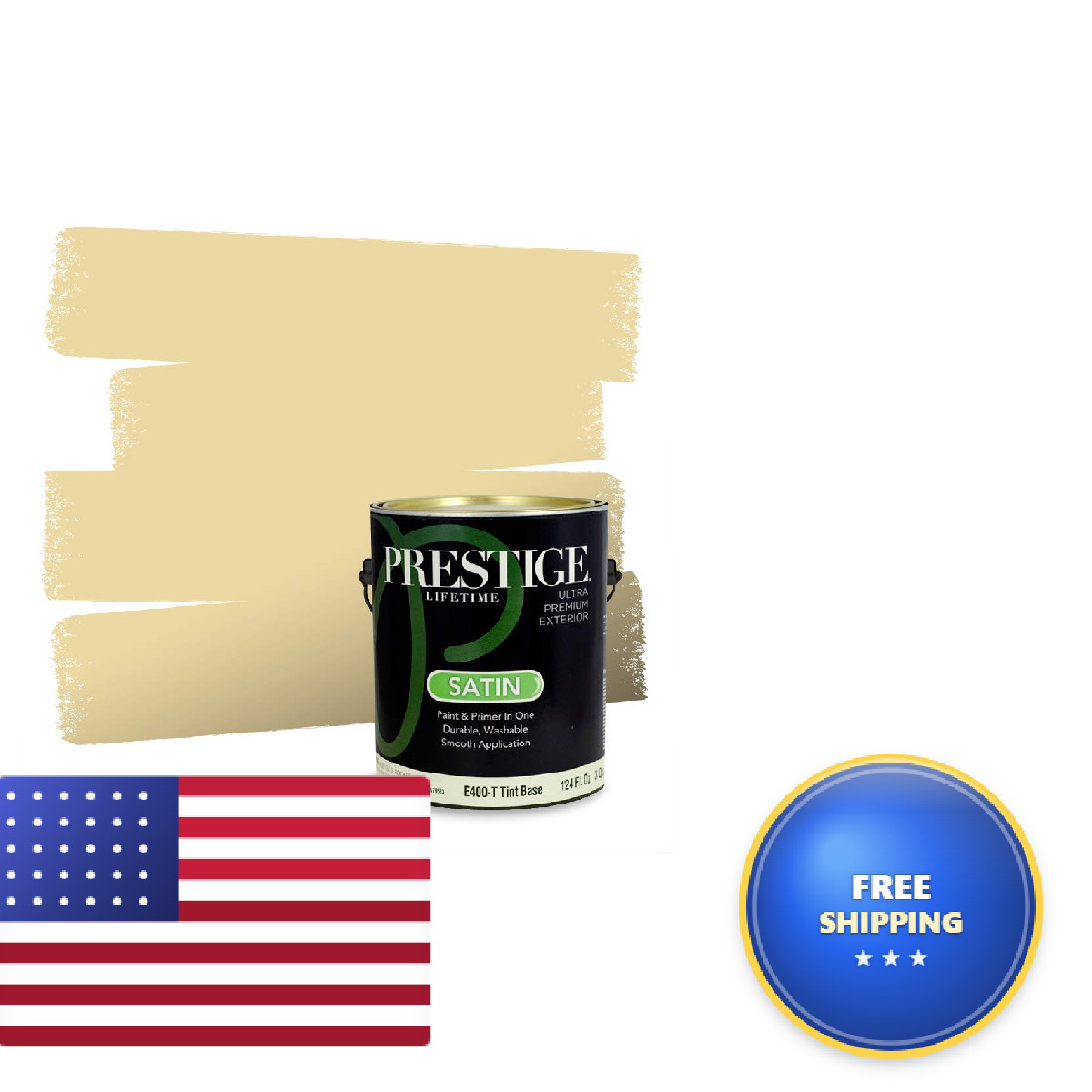 Prestige Paints Exterior Paint And Premiumr In One 1-Gallon Satin Comparable