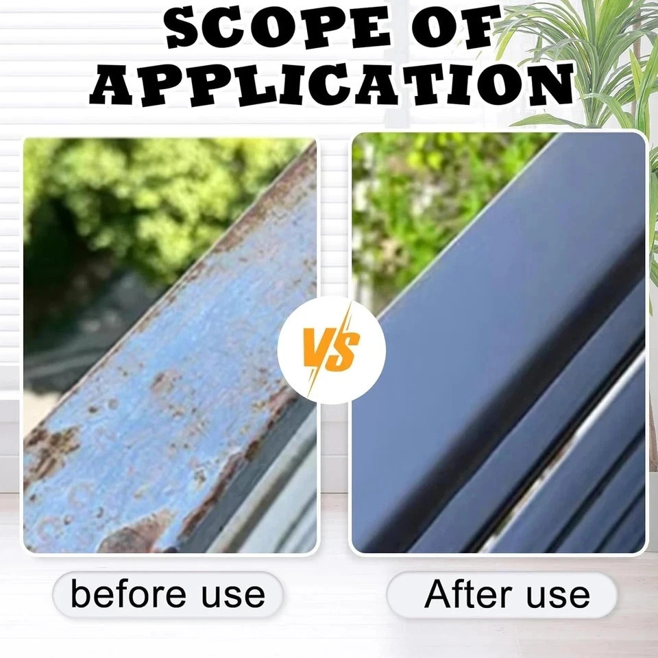 Weatherproof Rust Converter Paint for Metal, Rust Remover for Metal and Primer,