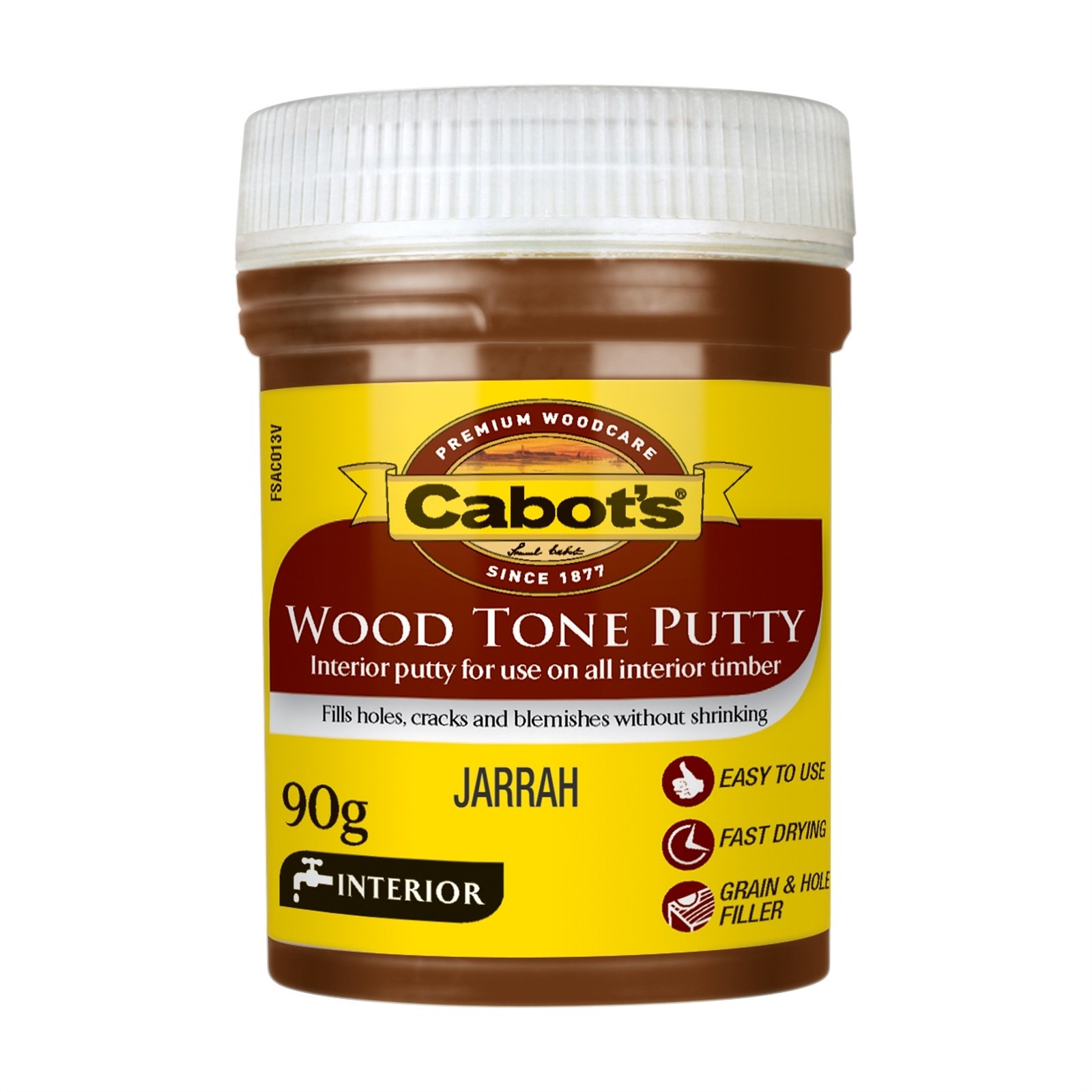 Cabot’s 90g Jarrah Wood Tone Putty