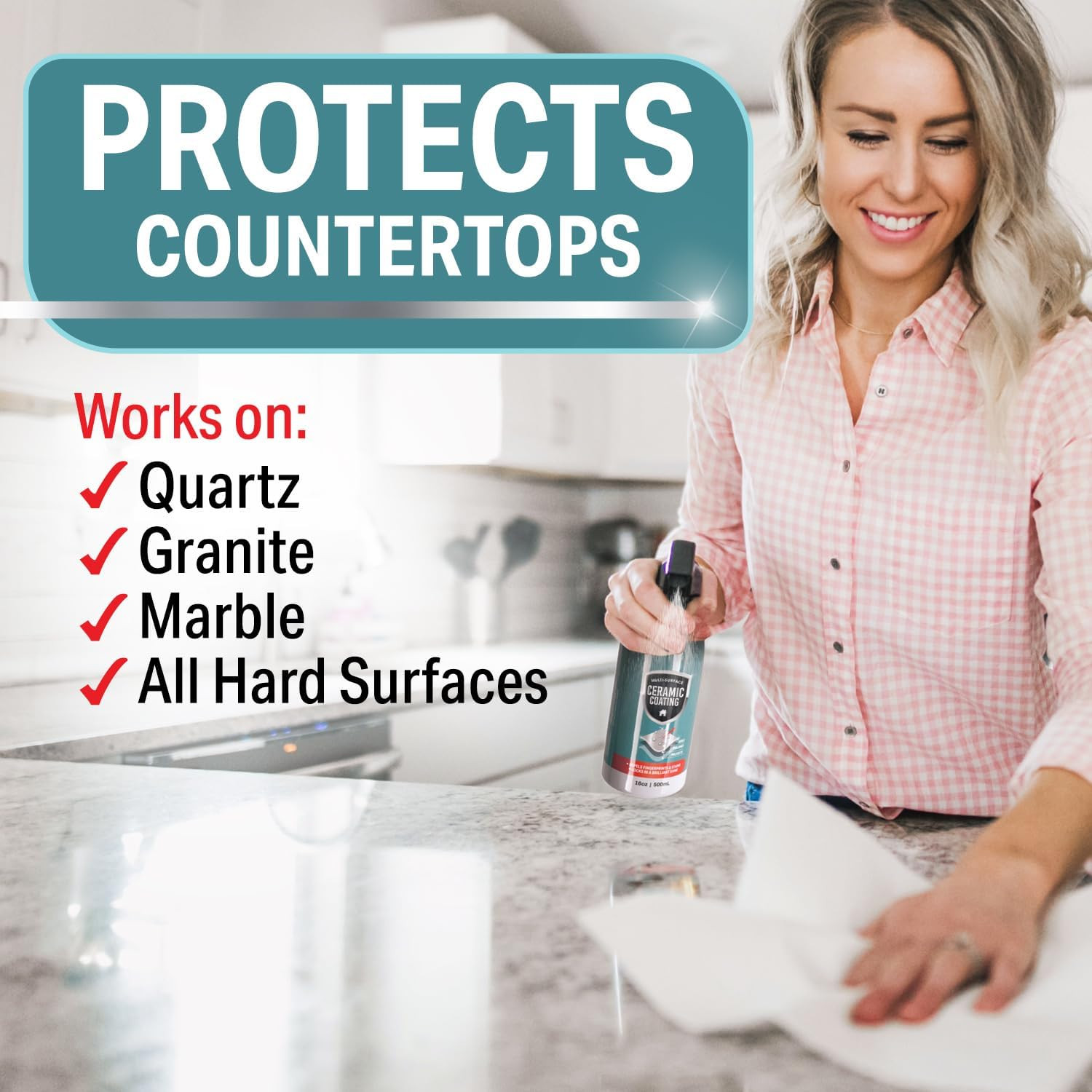 Ceramic Coating Spray for Stainless Steel Appliances — 16 Oz Home Ceramic Coatin