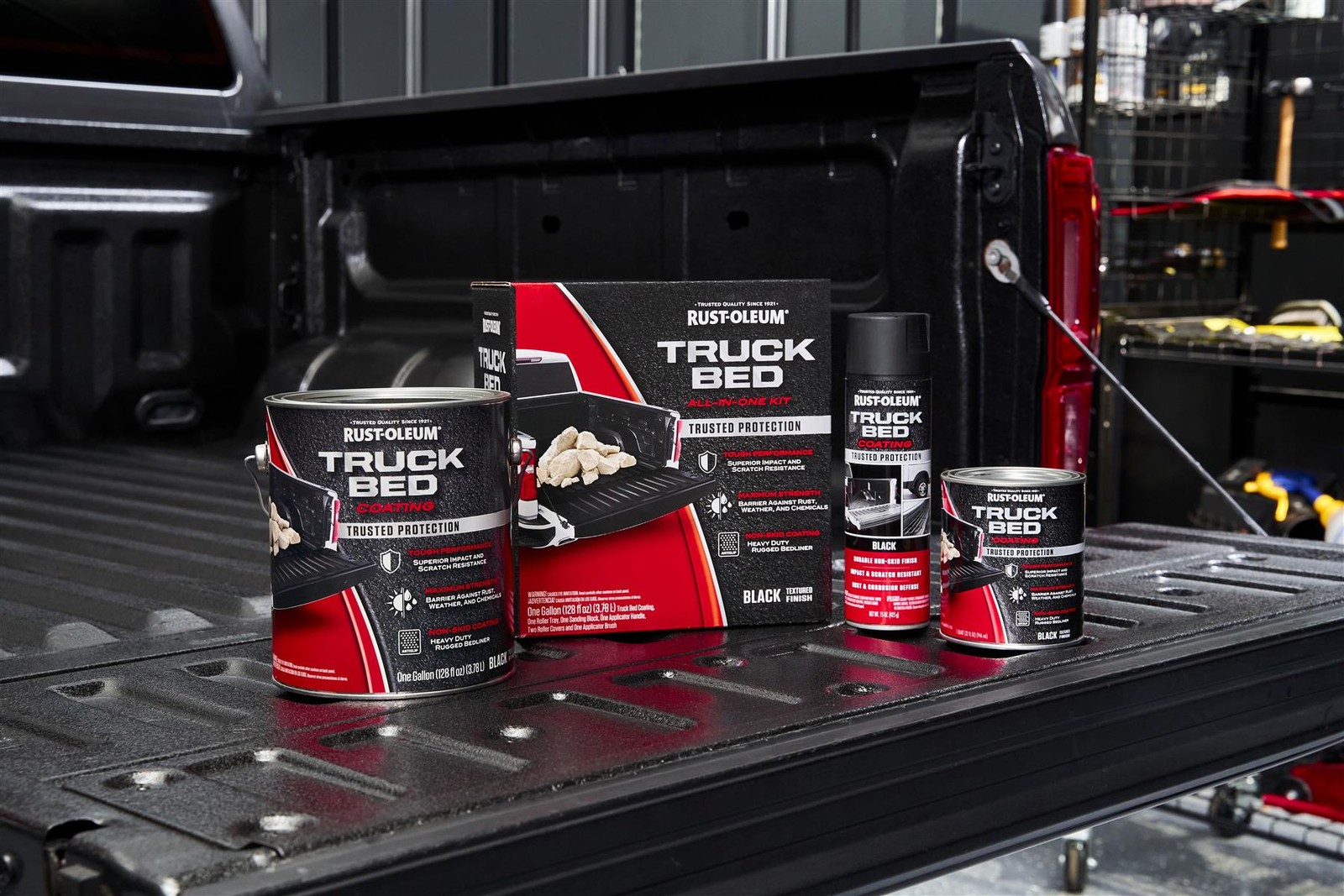 Rust-Oleum Automotive Truck Bed Coating, Black, 15 Oz Spray – 248914