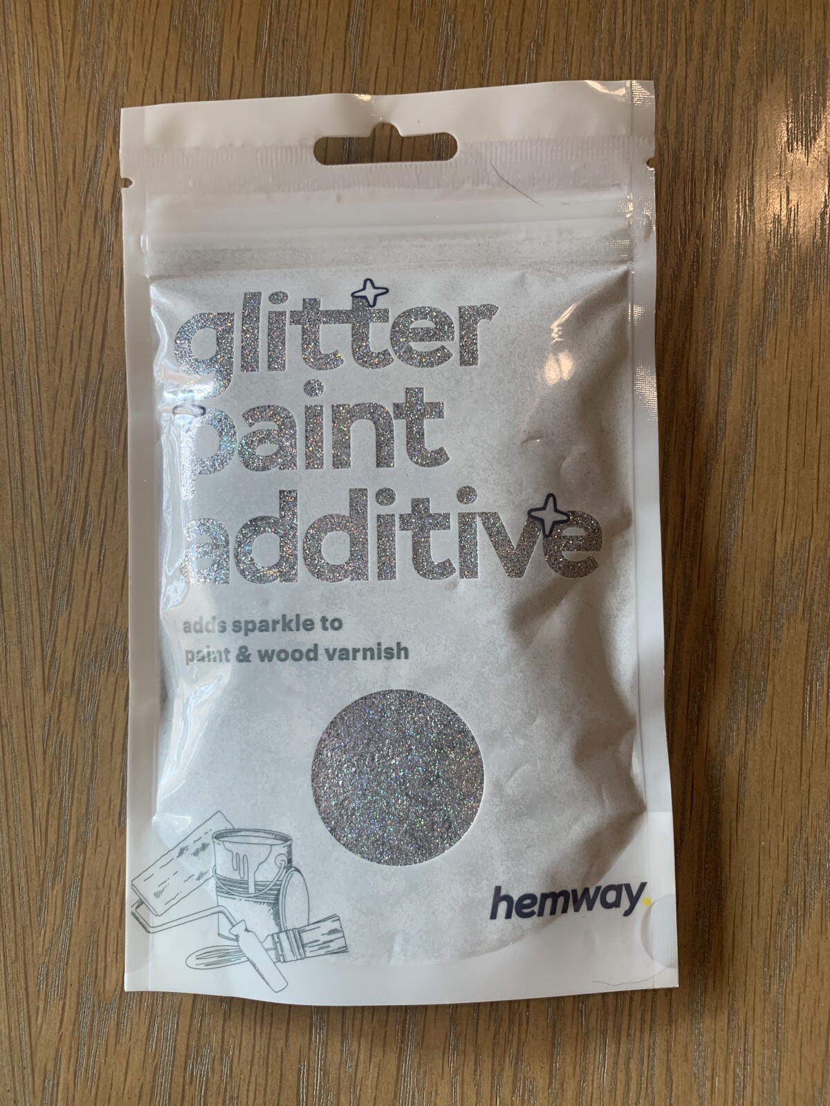 Hemway Glitter Paint Additive Glitter Adds Sparkle To Walls & Ceilings