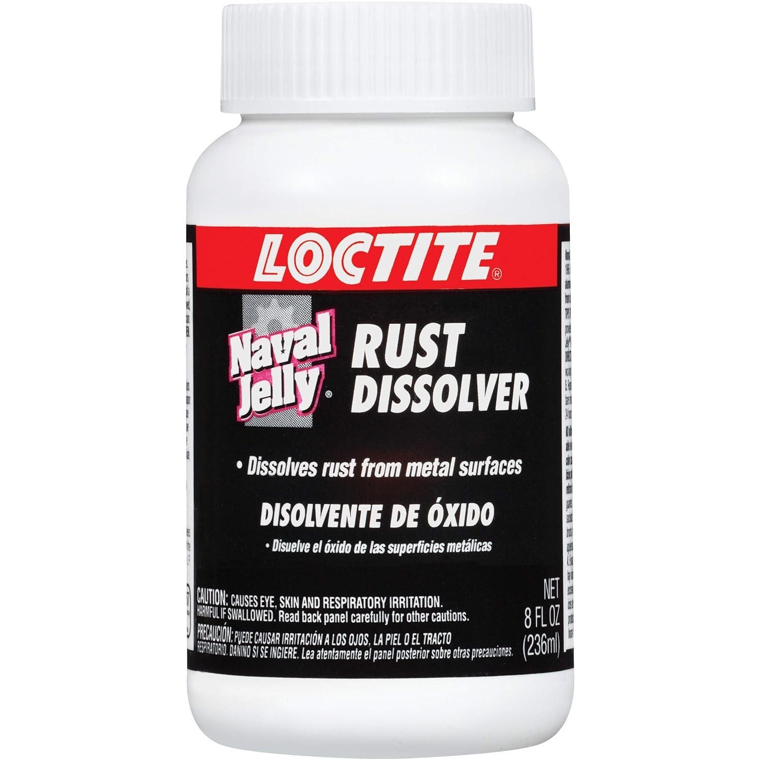 8 fl oz Naval Jelly Rust Dissolver – Trusted Heavy Duty Rust Treatment for Metal