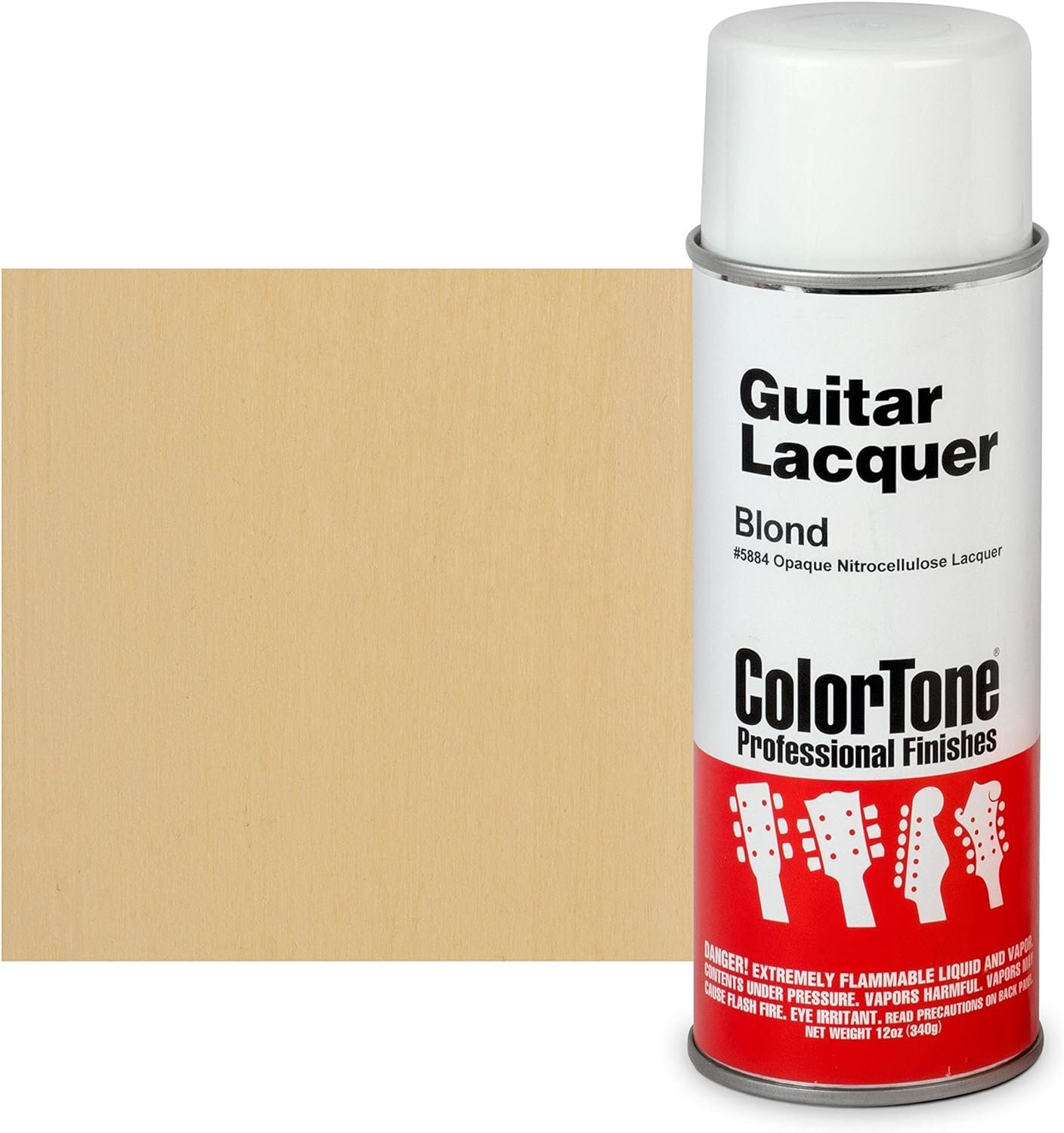ColorTone 50s Classic Colors Aerosol Guitar Lacquer, Blond