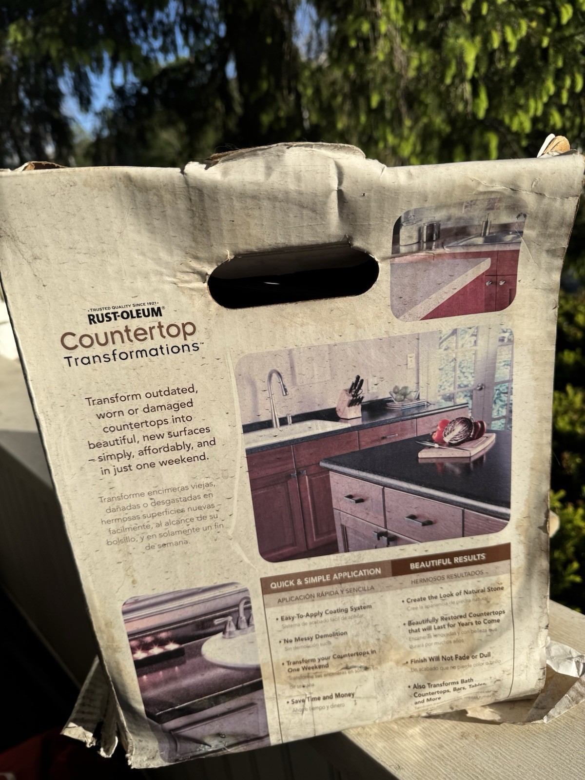 RUST-OLEUM Onyx Countertop Transformations Kit 70 oz. *Missing Chip Dispenser*