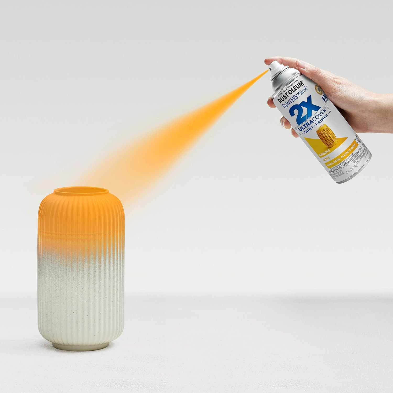 249862 Gloss Marigold Painters Touch 2X Spray Paint, 12 Oz., Aerosol Can (Pack o