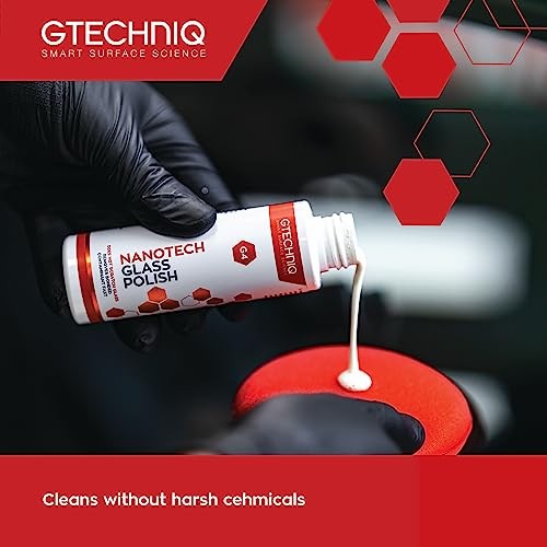 G4 Nanotech Windshield Polish, 3.4 fl oz | Removes Stubborn Dirt and Grime,