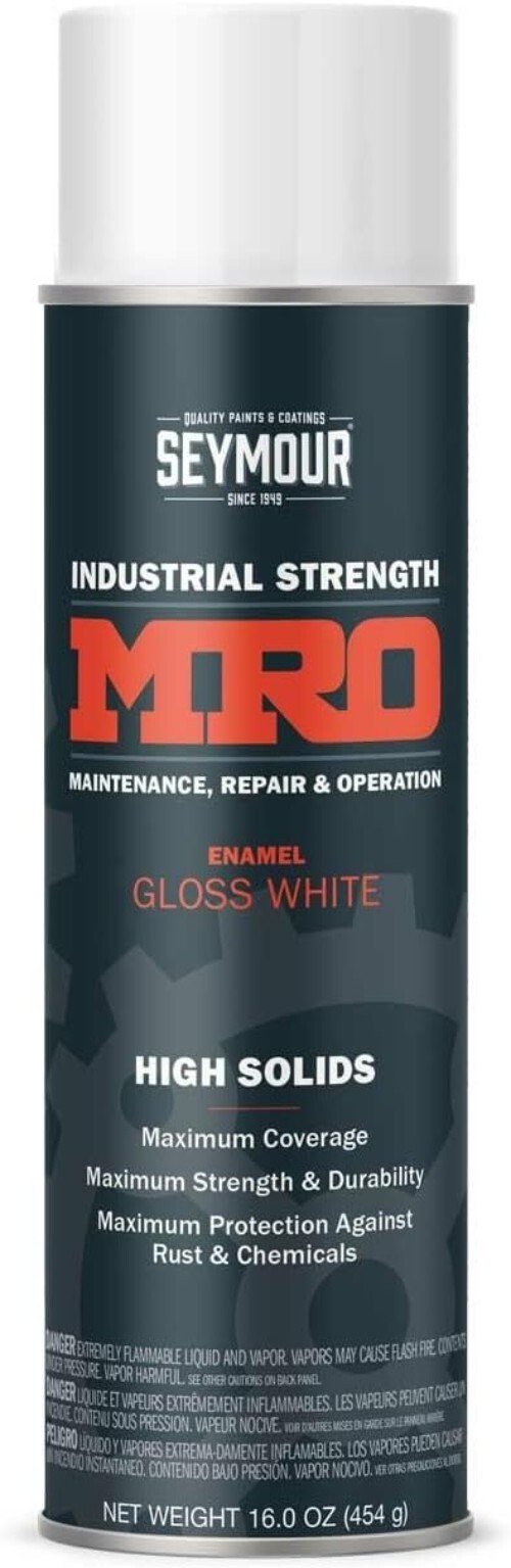 16 Ounce High-Performance Gloss White Spray Paint – Rust & Weather Resistant