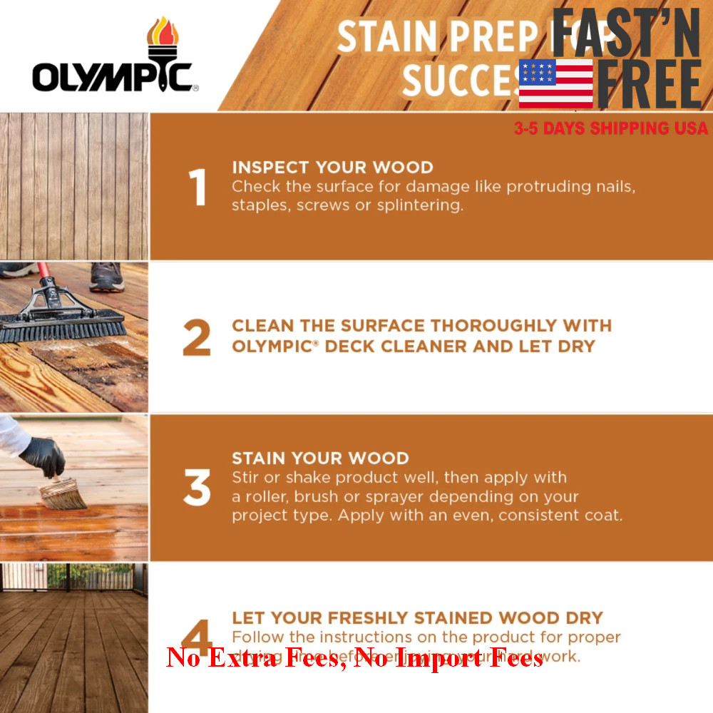 Olympic Wood Protector Cedar Semi-Transparent Exterior Stain & Sealer, 1 Gallon