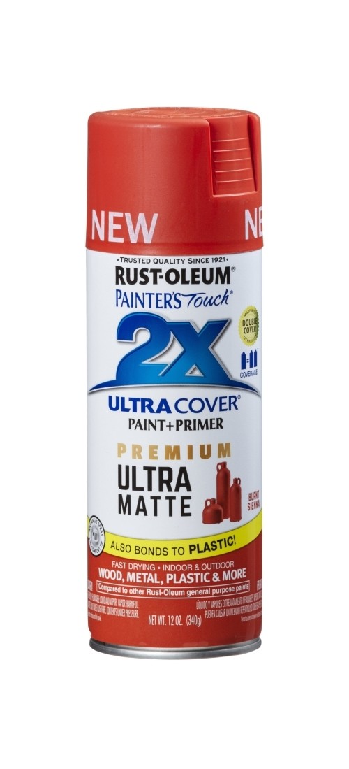 General-Purpose Paint, Matte, Burnt Sienna, 12 oz, Aerosol Can