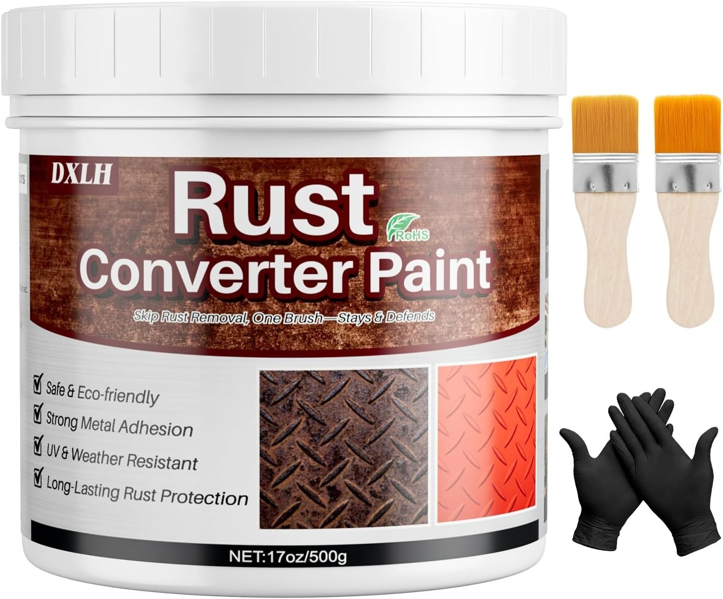 Fast-Drying 2-in-1 Rust Prevention & Metal Primer Paint for All Surfaces