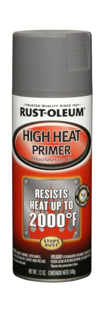 Rust-Oleum Automotive High Heat Primer Spray – Gray, 12 oz (249340)