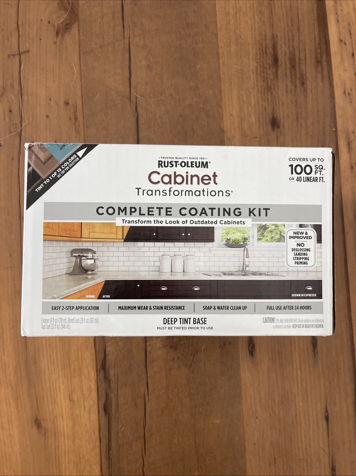 Rust-Oleum 380390 Cabinet Transformations Kit Deep Tint Base Kit