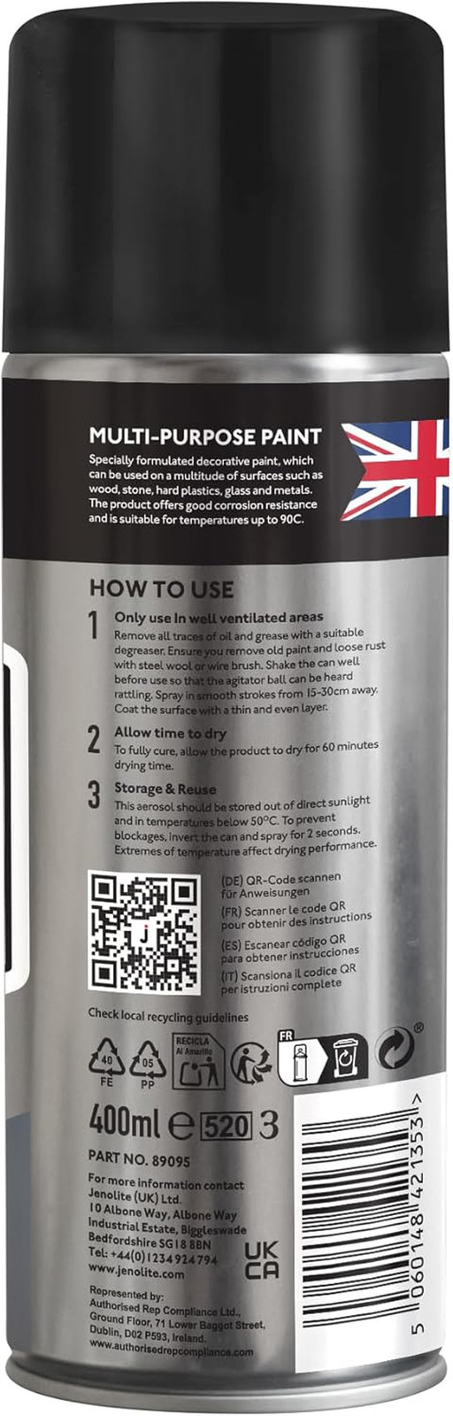 Chrome Spray Paint Smooth Chrome Finish – Multi Surface Paint Suitable For In…